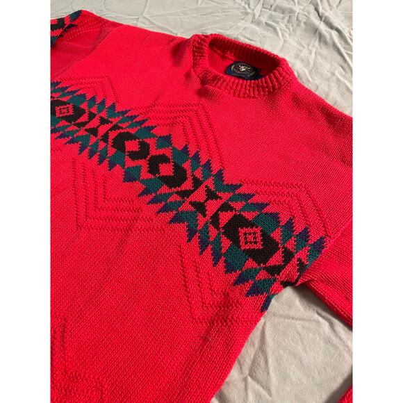 Vtg. Lake Harmony Rowing Club SZ XL Mens Red 100% Cotton Sweater - Picture 2 of 9